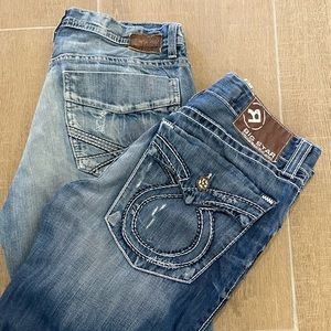 2 pairs of Mens Jeans from Buckle